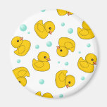 Rubber Duck Pattern Refrigerator Magnets