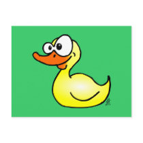 Rubber duck postcard