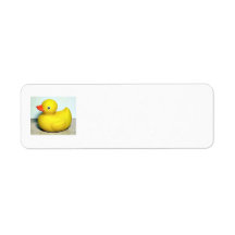 Rubber Duckie Custom Return Address Labels