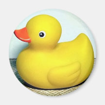 Rubber Duckie Fridge Magnets