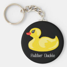 Rubber Duckie Keychain