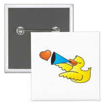 Rubber duckie loud speaker button