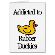 Rubber Duckies Greeting Card