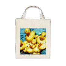RUBBER DUCKIES  TOTE BAG