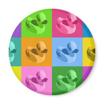 Rubber Ducks Magnet