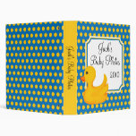 Rubber Ducky Baby Photo Album BInder