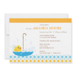 Rubber Ducky Baby Shower Invitation