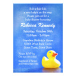 Rubber Ducky Baby Shower Invitations