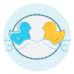 rubber ducky baby shower seal stickers