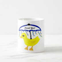 Rubber Ducky Baby Shower Thank You Mug