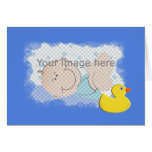 Rubber Ducky birth announcement Cards