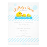 Rubber Ducky |  Twins Baby Shower Invitation