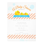 Rubber Ducky |  Twins Baby Shower Invitation