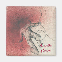 Rubella Graves mag 3 Fridge Magnet