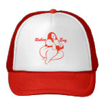 Ruben Esq Logo Trucker Hat (Red)