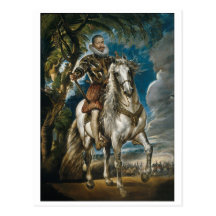 Rubens painting: The Duke of Lerma Postcard