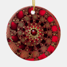 Rubies & Gold Ornament