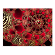 Rubies & Gold Postcard