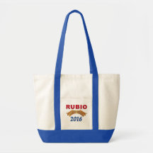 Rubio 2016 Custom Grocery Tote Bag