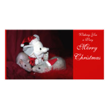 Ruby and Lydia Holiday Photo Card A