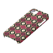 Ruby Bohemian Stripe Barely There™ Case iPhone 5 Case