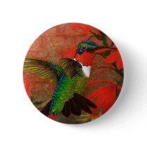 Ruby Hummingbird Pins