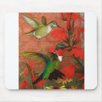 Ruby Hummingbird Mousepads