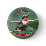 Ruby-throat Flutters Love Button