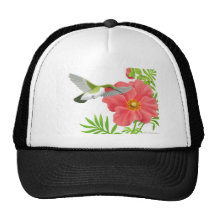 Ruby Throated Hummingbird Hats