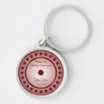 Ruby Wedding Anniversary Key Chain