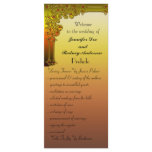 Ruby Wedding Program Rack Card