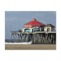 Ruby's Diner - Huntington Beach Pier Postcard