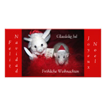 Ruby's International Christmas Photo Card