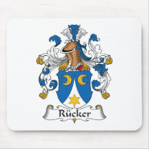 Rucker Family Crest Mouse Pads