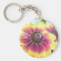 Rudbeckias At Daybreak Keychain