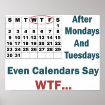 Rude Calendar Full Poster