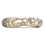 Rude Dog design on wood skateboards