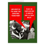 Rude willy greeting card