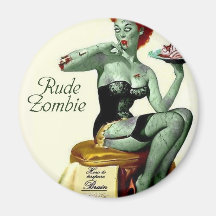 Rude Zombie "The First Bite" Refrigerator Magnets