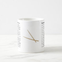 rudiment-bâtons tasse à café