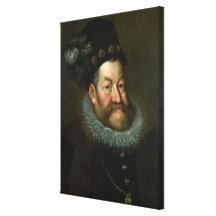 Rudolf II , 1600-3 Gallery Wrap Canvas