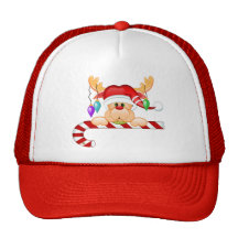 Rudolph Candy Cane Hats