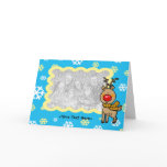 Rudolph Christmas card template