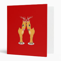 rudolph & clarice 3 ring binder