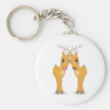 rudolph & clarice keychain