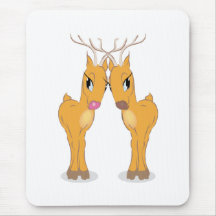 rudolph & clarice mouse pads