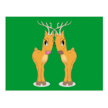 Rudolph et clarice carte postale
