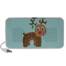 Rudolph Reindeer Portable Speakers