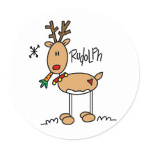Rudolph The Red Nosed Reindeer Sticker