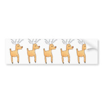 Rudolph the Reindeer bumper sticker